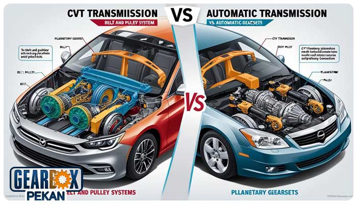 تفاوت گیربکس CVT با گیربکسهای سنتی و اتوماتیک
